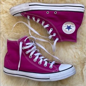 Converse Chuck Taylor Magenta Pink High 